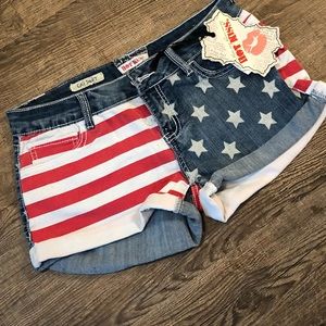 American Flag Shorts